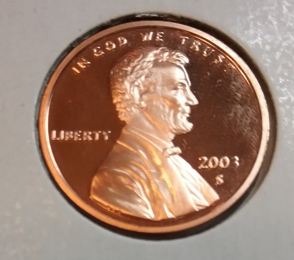 2003 Lincoln Memorial Cent  S - PROOF