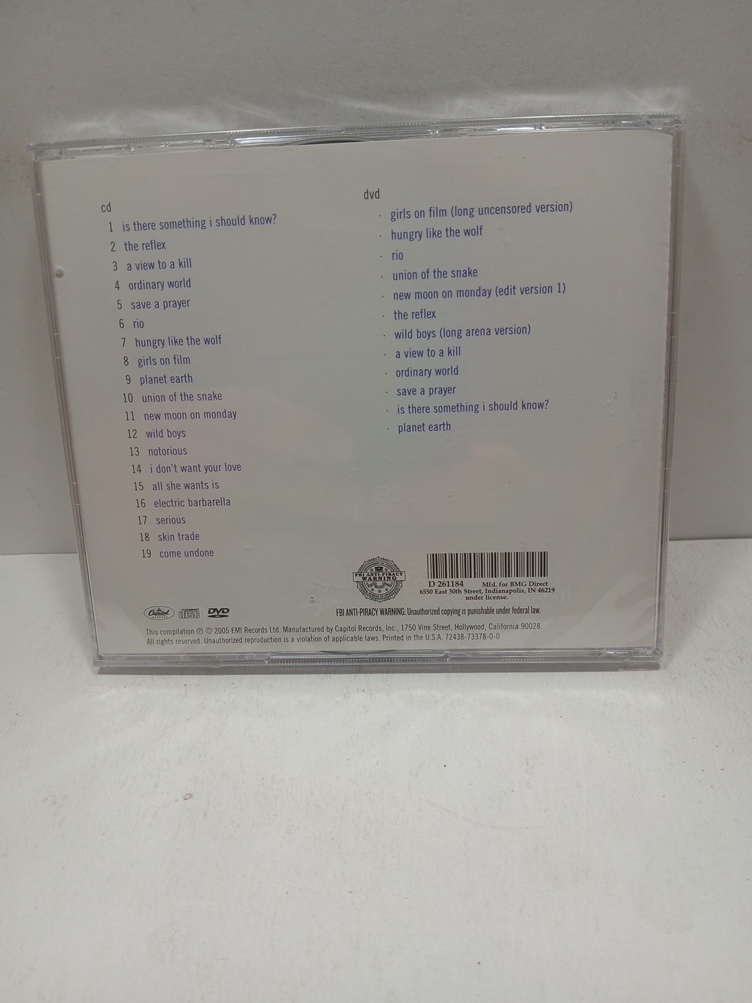 Greatest by Duran Duran (CD 2005, 2 Discs, CD + DVD) NEW!