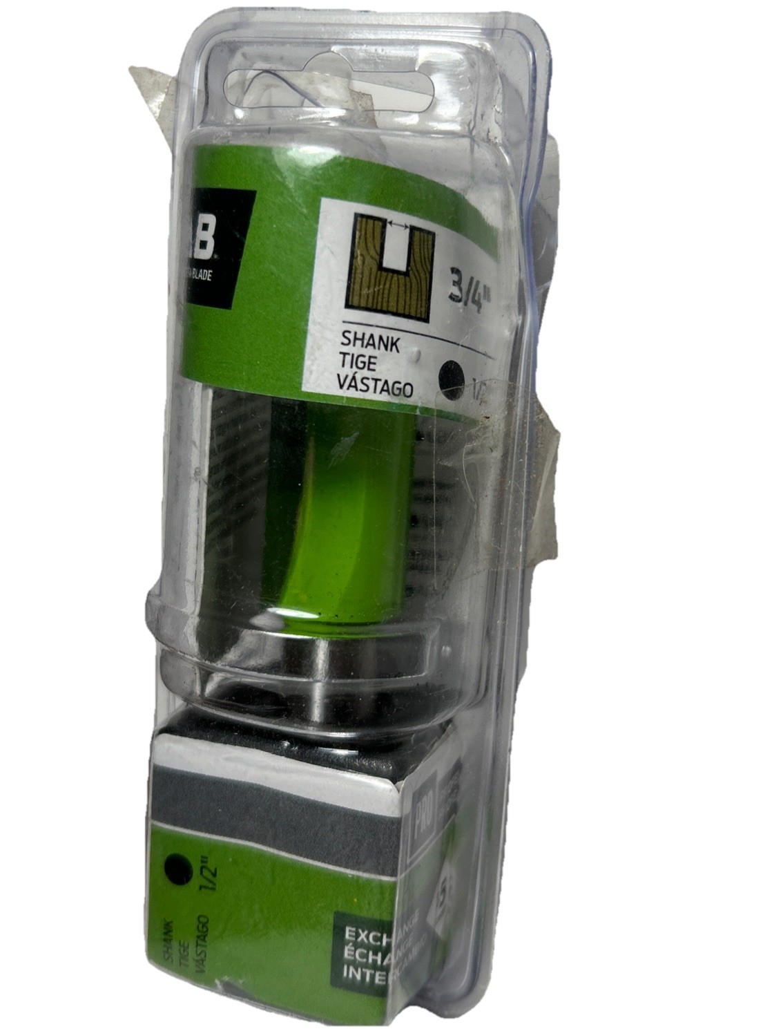 EAB Tools 2111052 Shank Straight Keyhole Professional Router Bit 3/4" x 1/2"