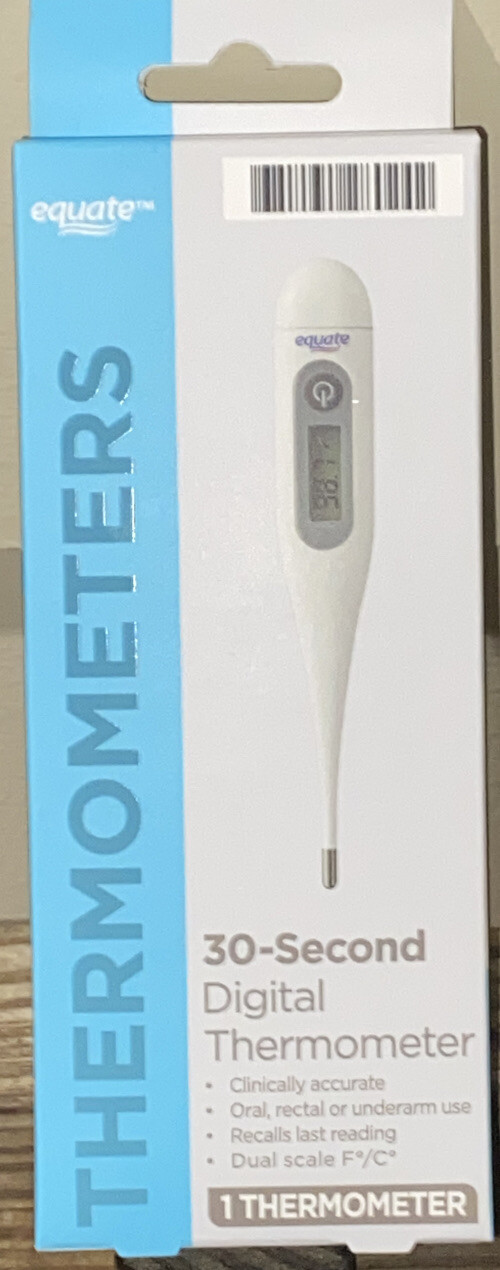 Equate 30-Second Digital 🌡Thermometer 🌡 US 🇺🇸Seller Ships Fast!!🇺🇸
