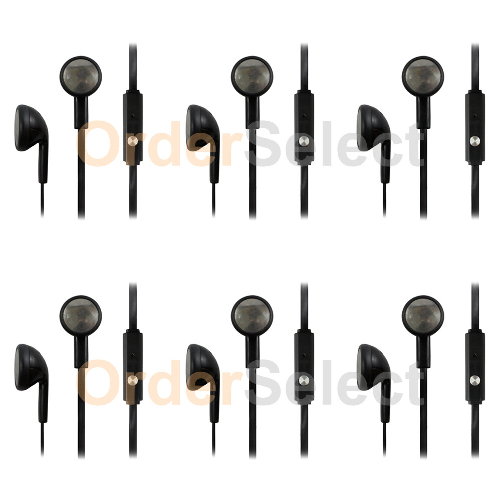 6 Headphone Earphone Headset Earbud for Apple iPod Nano Touch 1 2 3 4 5 6 7 NEW