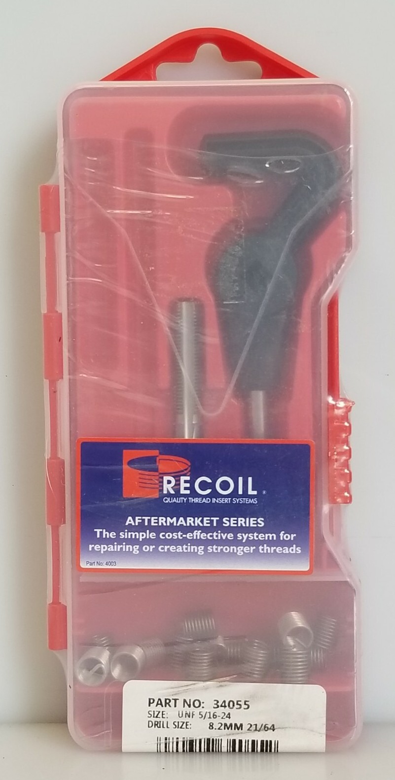 Recoil Thread Repair Kit No. 34055 UNF 5/16-24 15-Pc Stainless Steel Inserts NEW