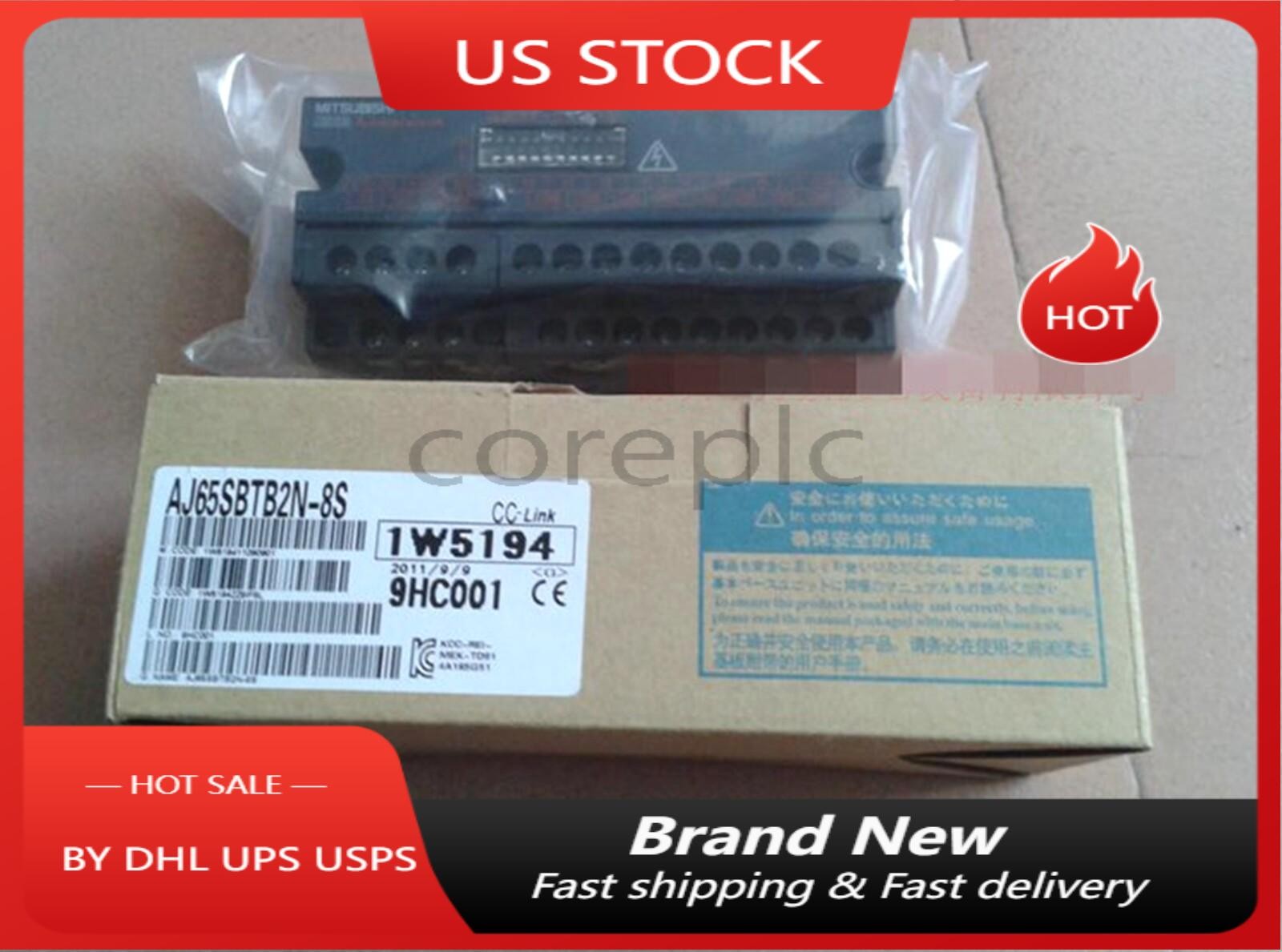 NEW MITSUBISHI AJ65SBTB2N-8S CC-Link System Small Type Remote I/O Module