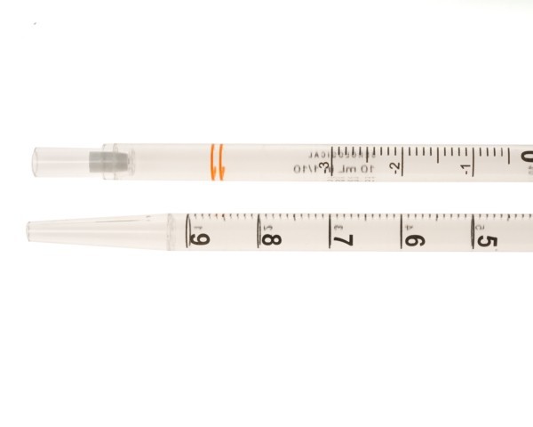 CELLTREAT 10mL Wide Tip Serological Pipet, Individually wrapped Sterile 667212BE