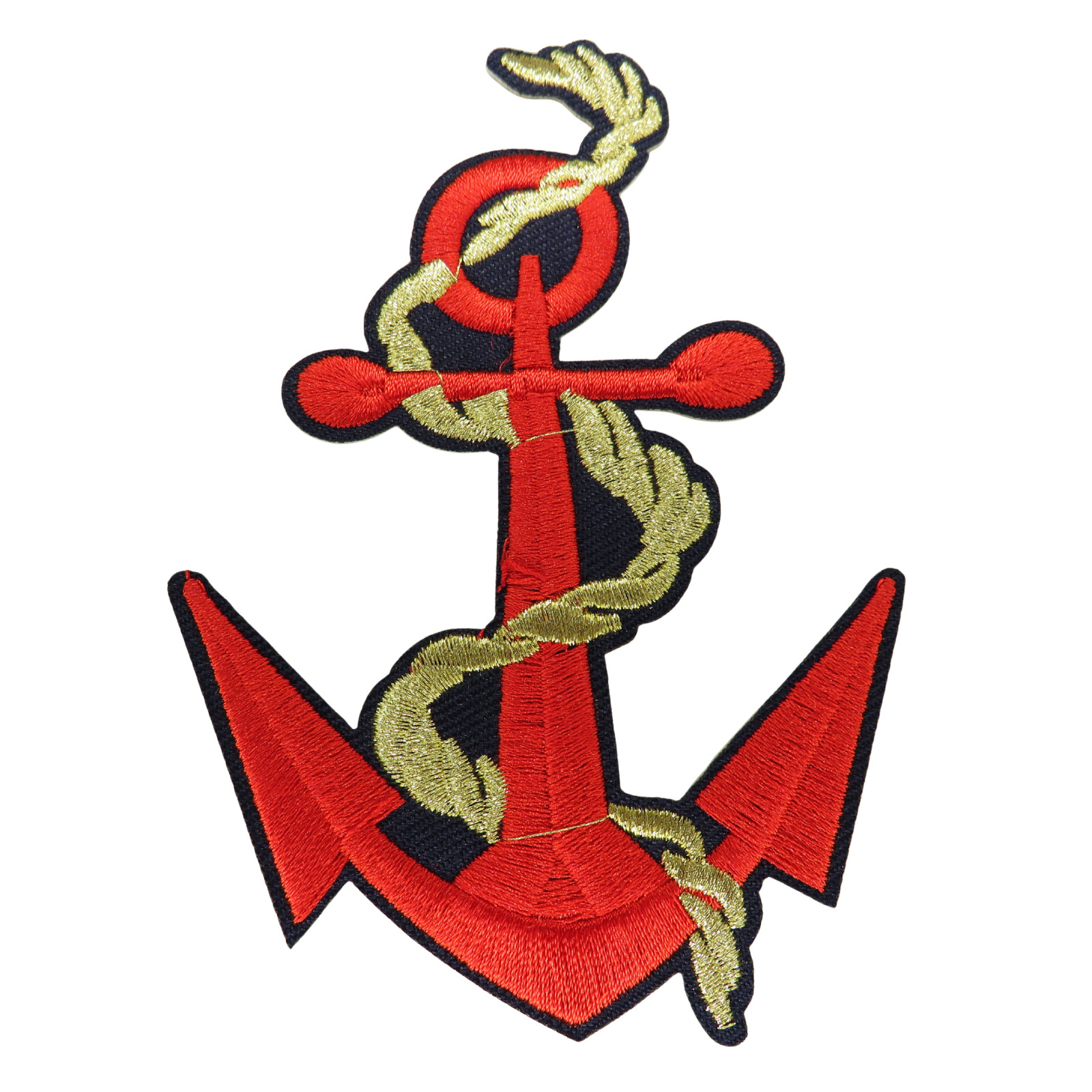 Rockabilly anchor patch iron on patch biker punk patch iron on iron on