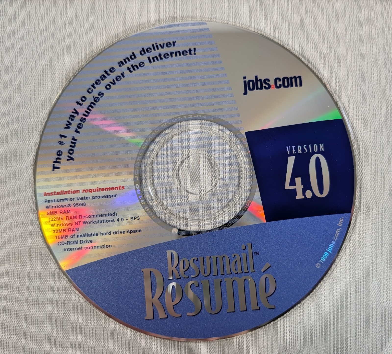 Vintage Jobs.Com CD-Rom