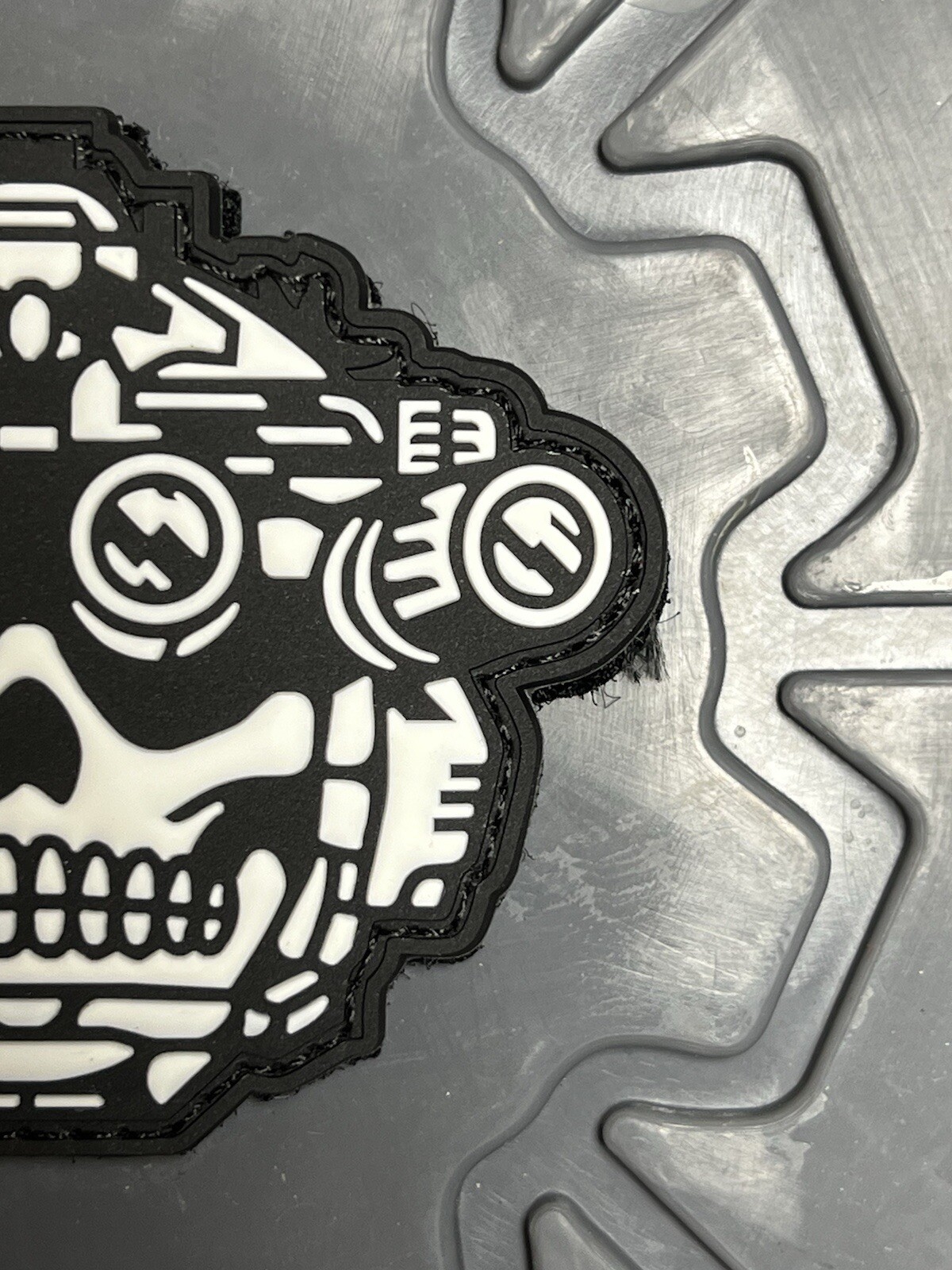 Two Sierra “NODs Sugar Skull” Black & White Variant Patch