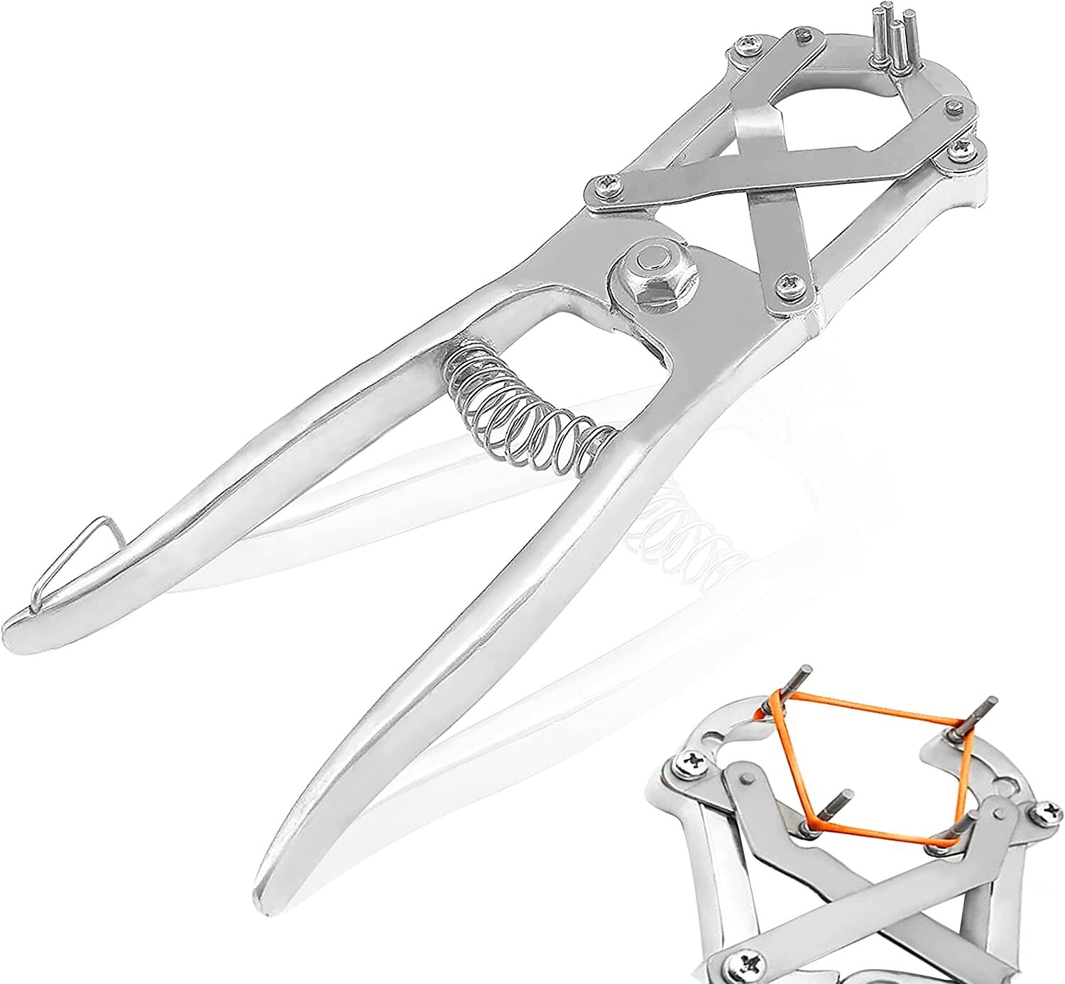 Large Heavy Duty Ring Band Castrating Pliers Farm Tool Farm Animal Elastrator
