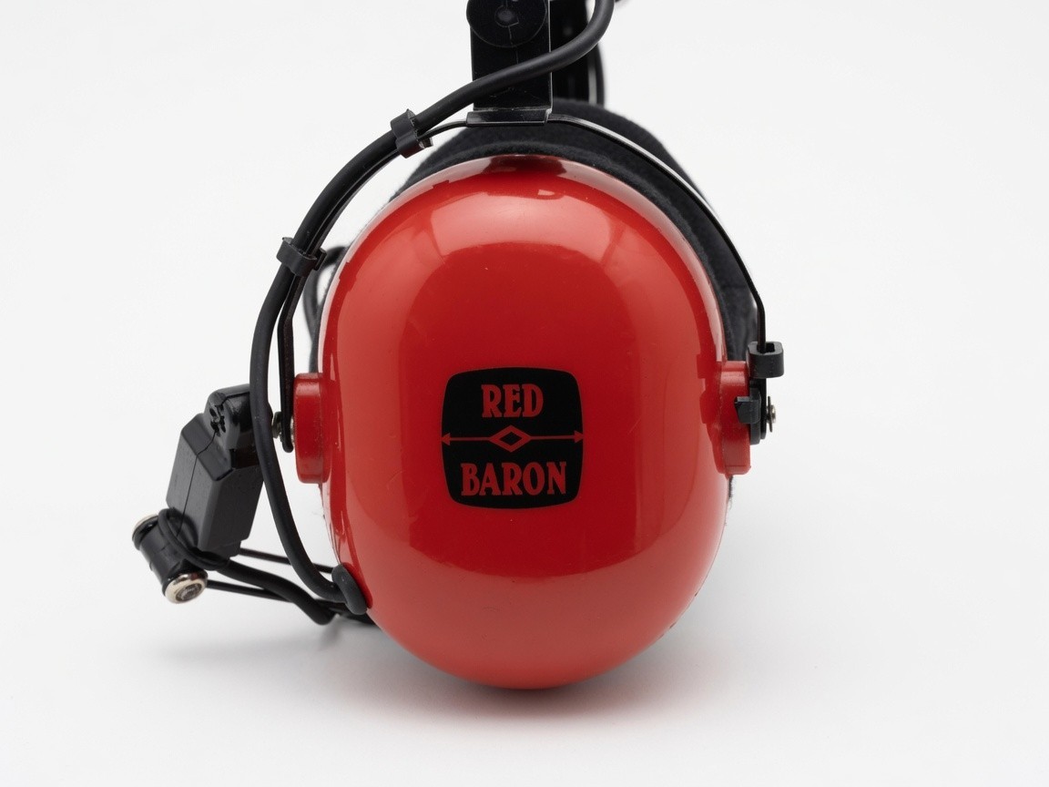 Red Baron C-40-10 Soft Comm Aviation Headset ✅ Dual Plug