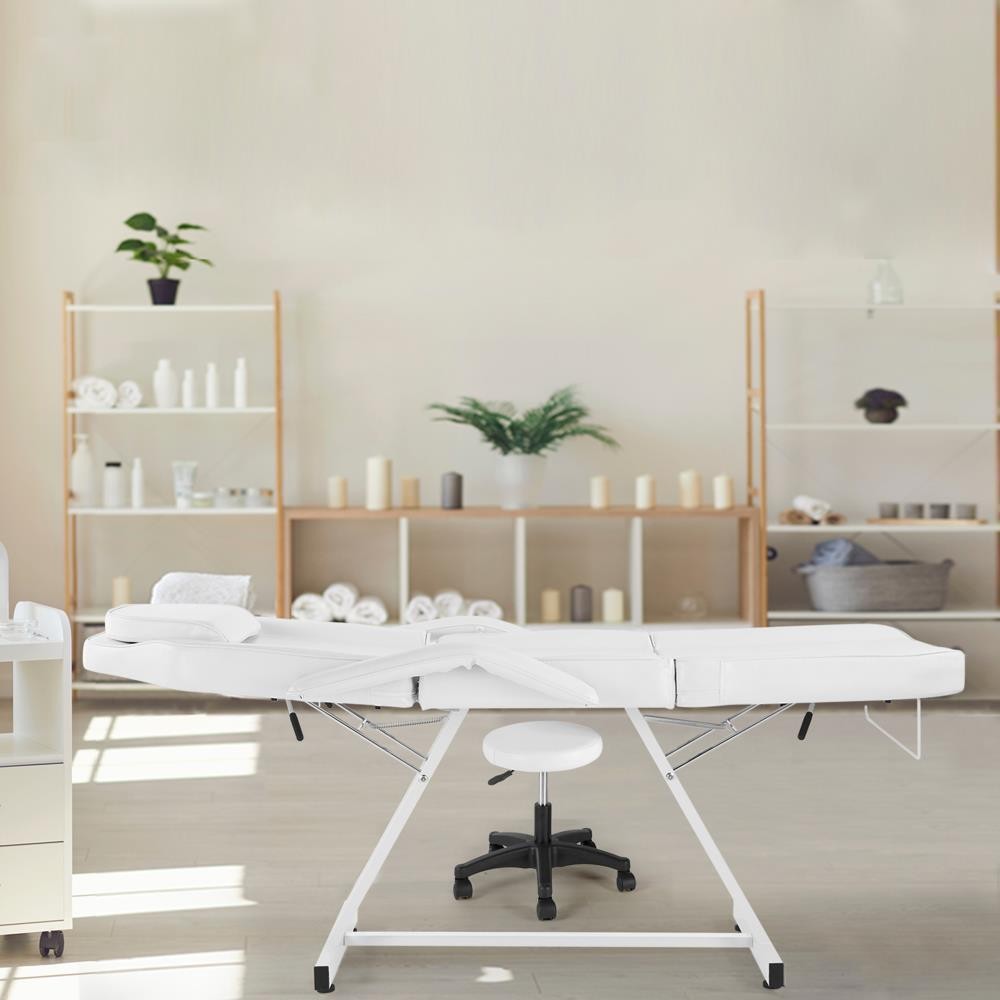 Facial Table Massage Bed Spa & Salon Facial Tattoo Beauty Treatment With Stool