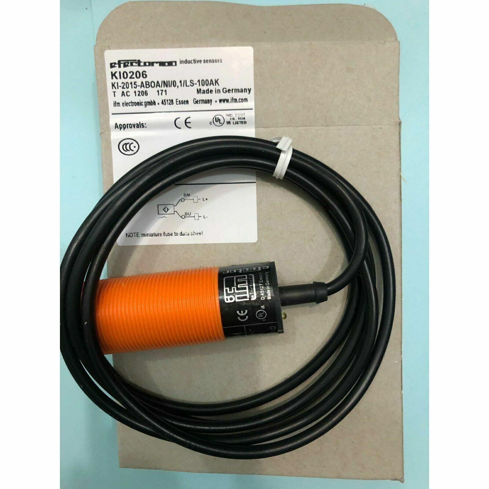 New IFM KI0206 Inductive Sensor Proximity Switch fast shipping Free delivery#