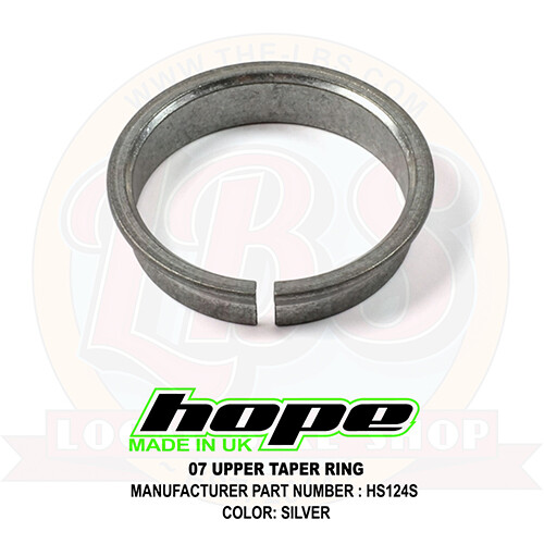 Hope Headset 07 Upper Taper Ring HS124S - Silver - Brand New