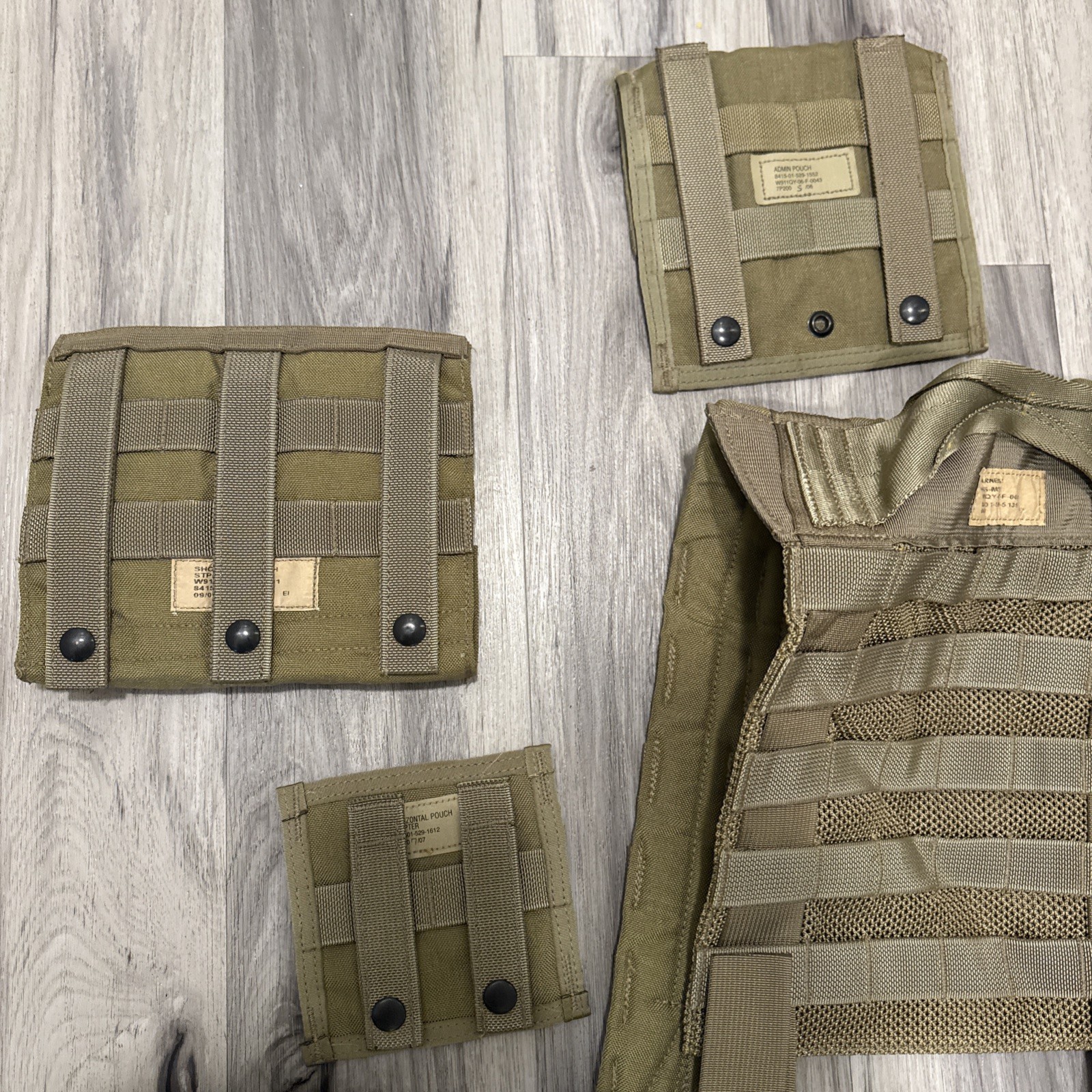 Eagle Industries Khaki SFLCS H Harness with Pouches - NOS