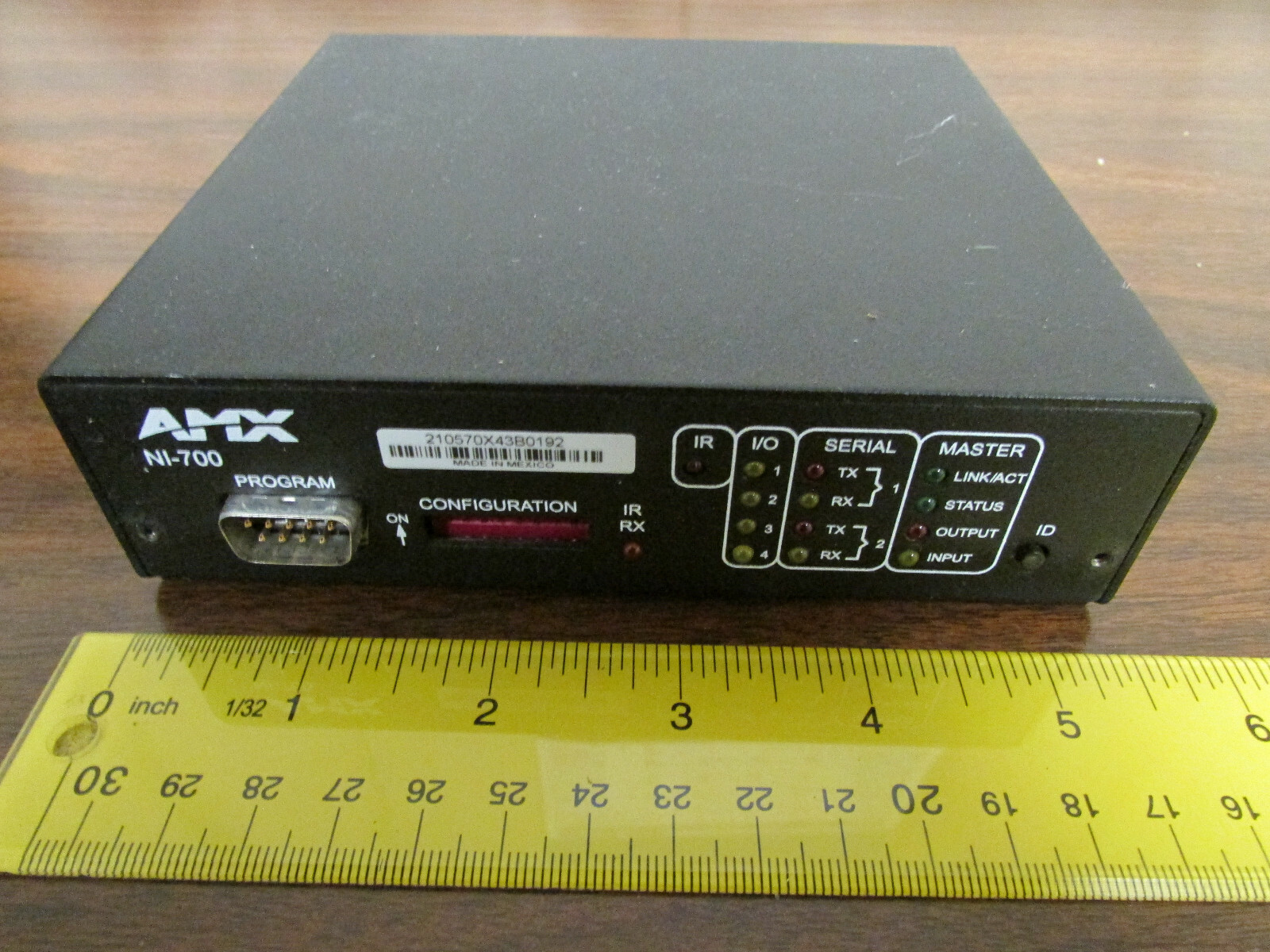 AMX NI-700 Integrated NetLinx Ethernet Controller Password Locked As-Is