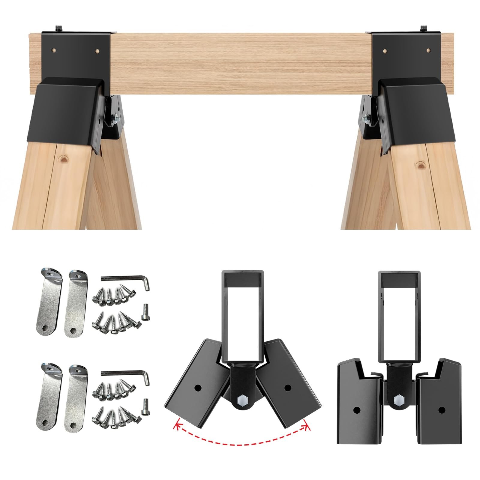 Demimy 2x4 Target Shooting Stand Brackets, Heavy Duty AR500 Targets Hanger Ho...