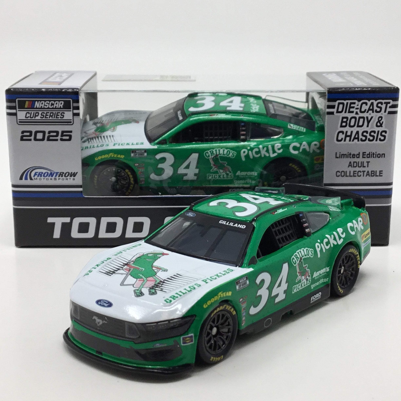 Todd Gilliland 2025 Grillo's Pickles 1:64 Diecast