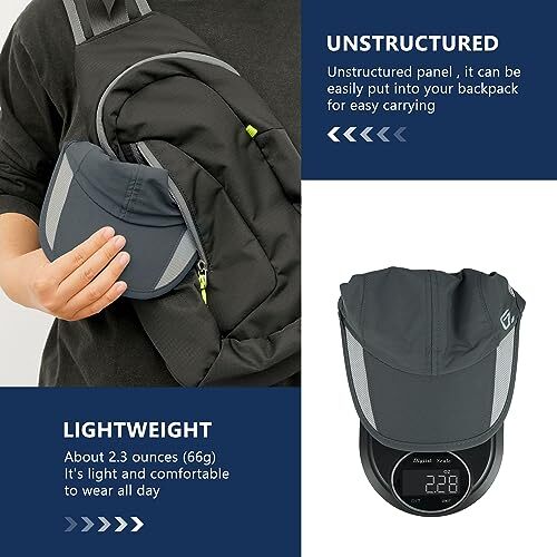 Quick Dry Run Hat Cooling Breathable Mesh 7-7 1/2 Dark Gray