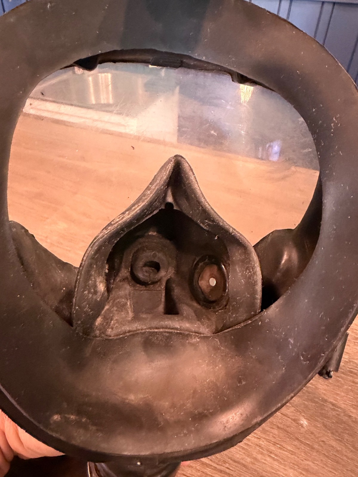 Vintage Firefighter SCBA mask / face piece