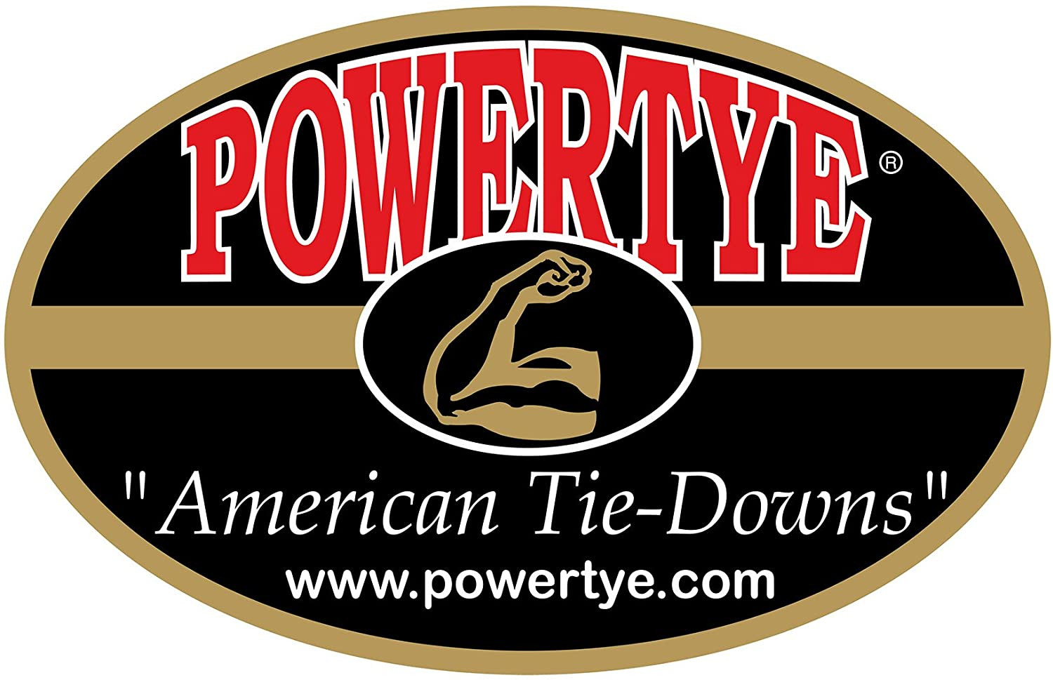 Powertye - Endless Ratchet Strap - 1In X 4Ft Easy Grip (Hookless), Tie down Stra