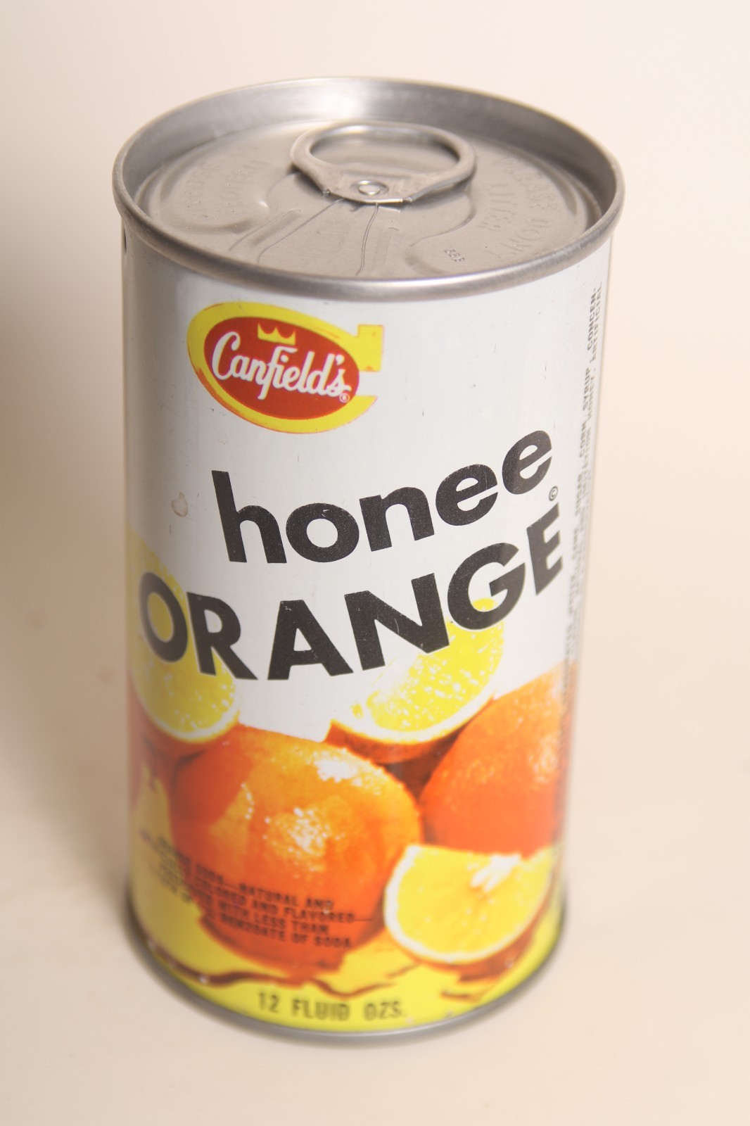 Canfields Honee Orange soda can - 12oz