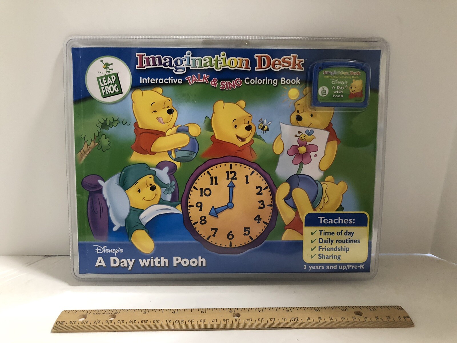 Leap Frog Imagination Desk Talk & Sing A Day With Pooh New, Disney, 2001