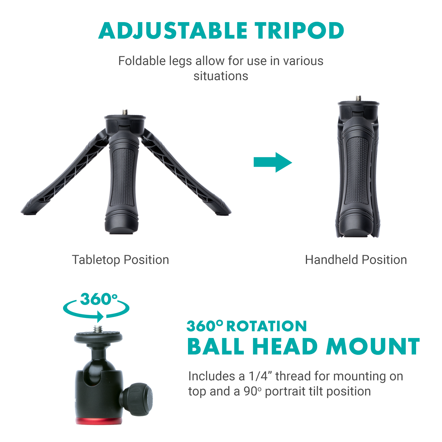 Movo iVlogger Vlogging Kit for iPhone with Mic, Light, Tripod, and More