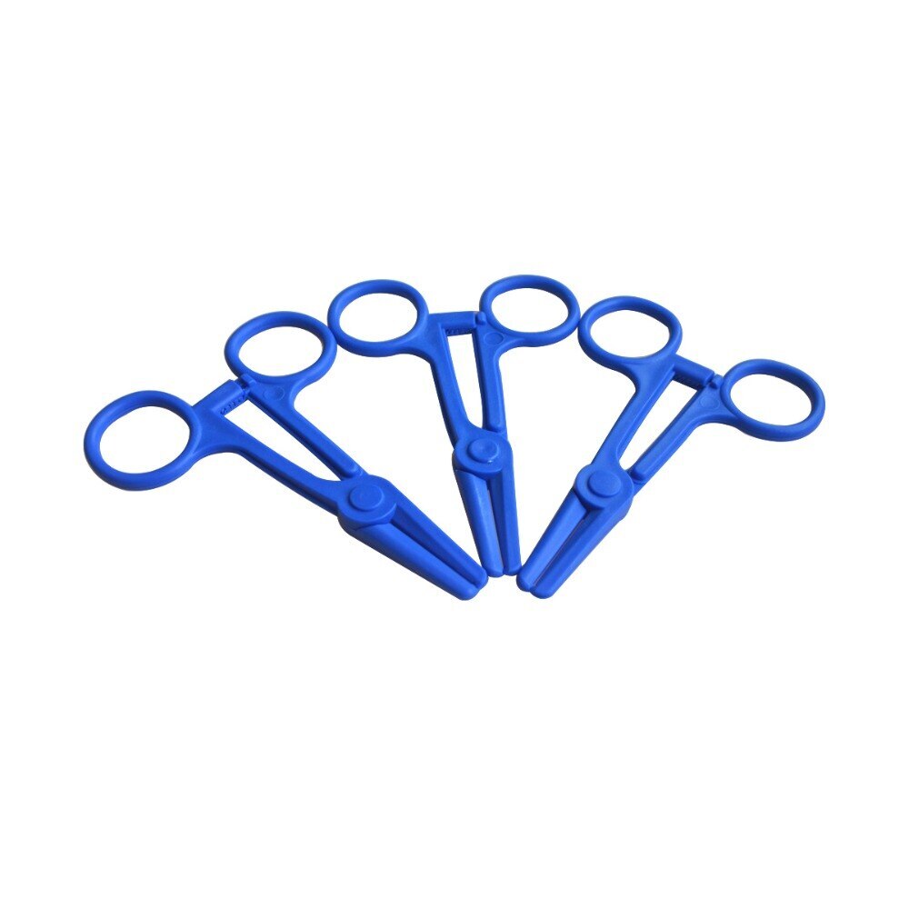 20 pcs ABS Hemostatic Surgical Forceps Clamp Health Care Tool Blue