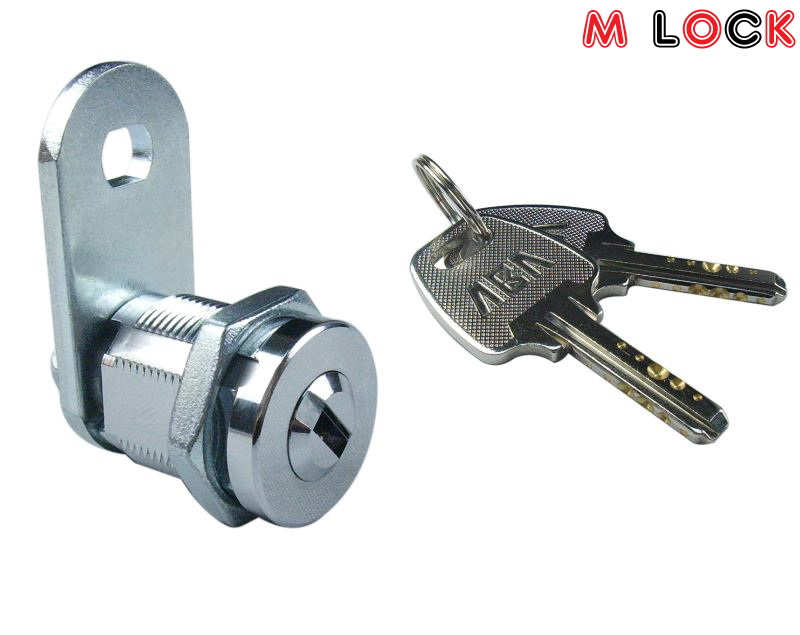Dimple Cam Lock 20.5mm (0.8”) high security 12 pins dimple + Security Collar