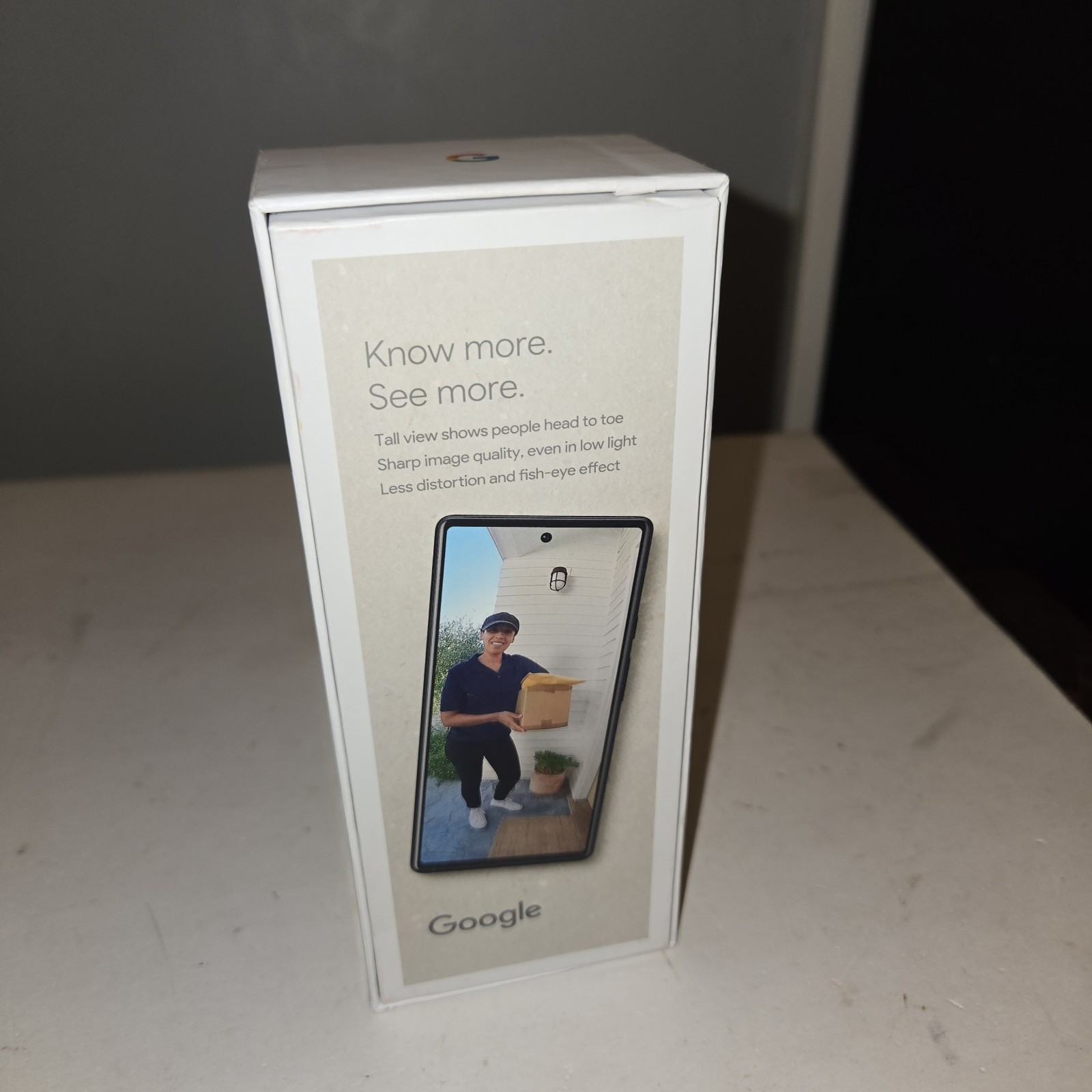 Google Nest Doorbell (2nd Generation) Wired Ash GA03696-US - Open Box Complete