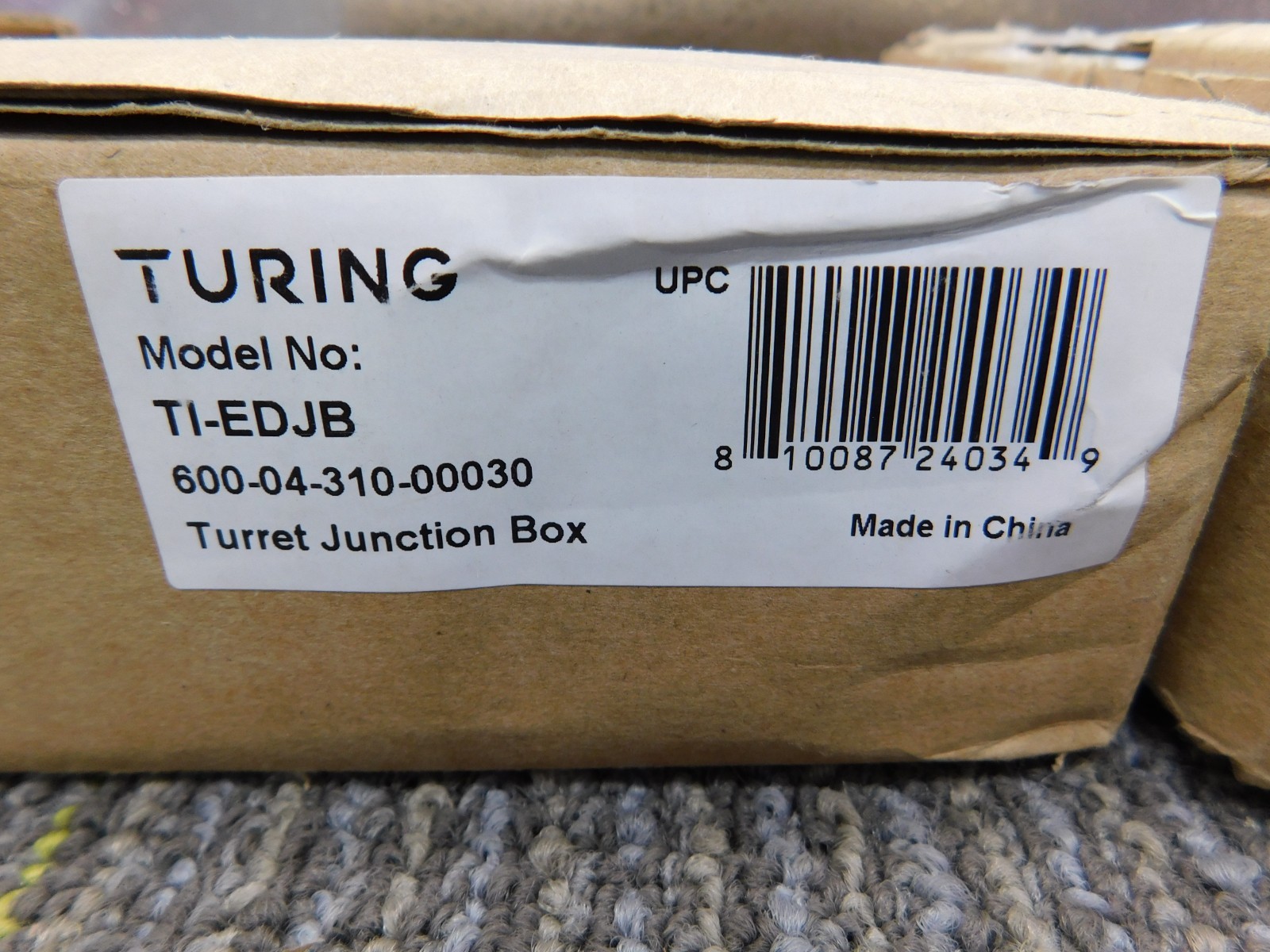 New 2-Pack Turing TP-EDJB Varifocal Turret Junction Box