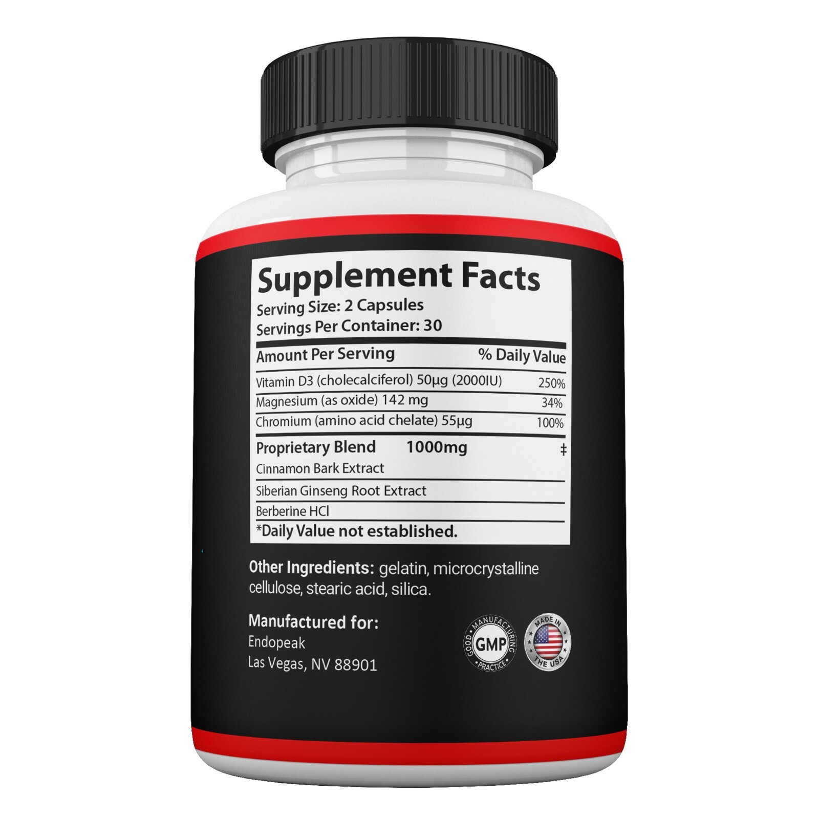 Endopeak Supplemement, Endopeak Pills High Potency Formula (3 Pack)