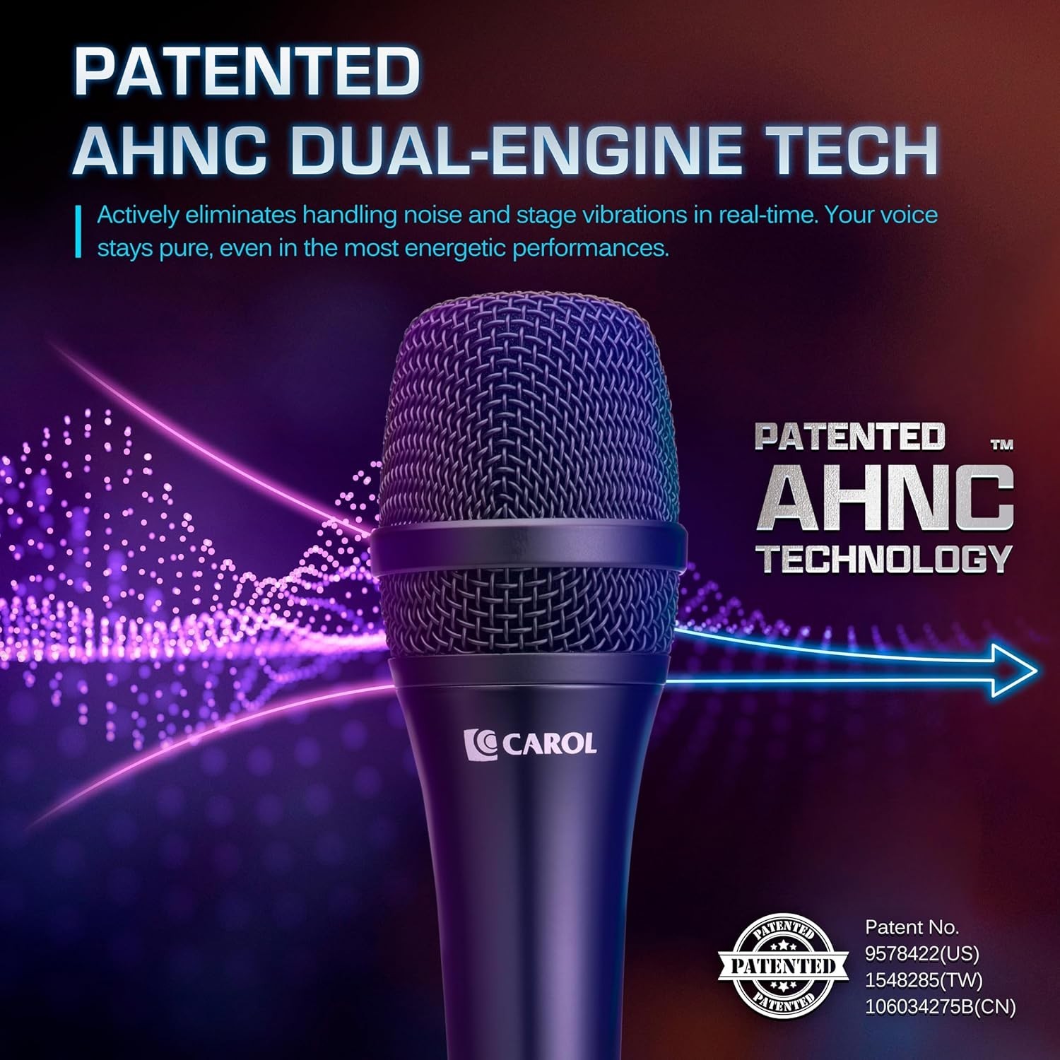 Microphones & Wireless Systems CAROL AC 930 Dynamic Supercardioid Vocal Micropho