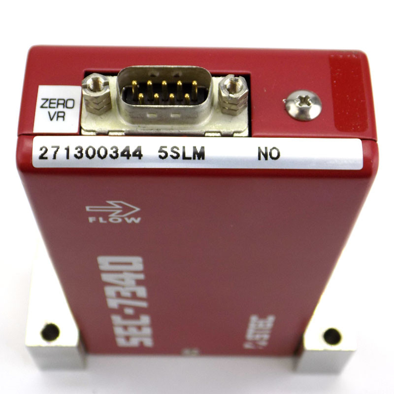 Stec SEC-7340M Mass Flow Controller MFC w/opt 792A, 5 SLM, NO (Nitric Oxide) Gas