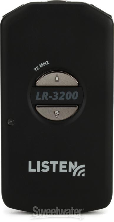 Listen Technologies LR-3200 Intelligent DSP RF Receiver - 72MHz