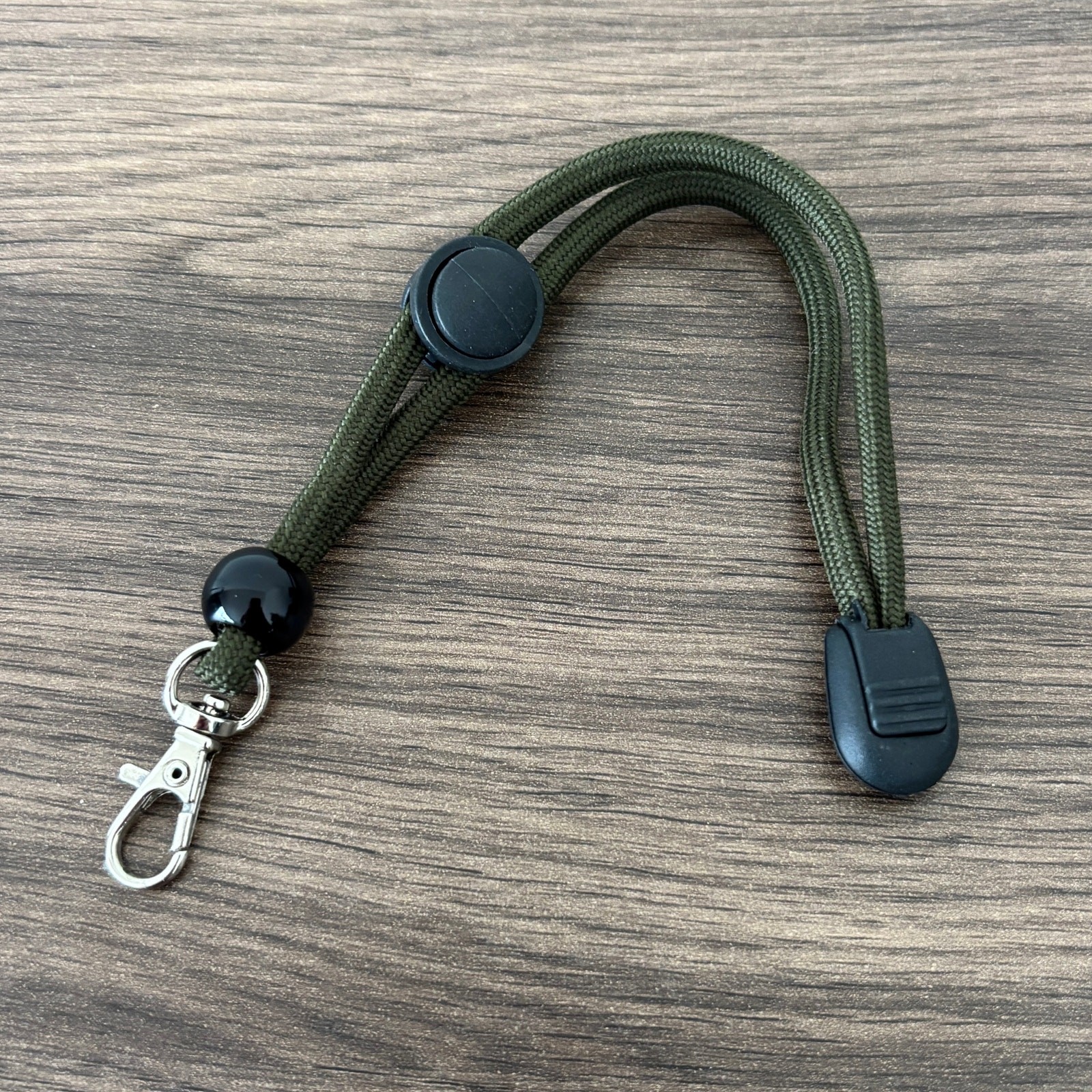 Green Wrist Strap - Adjustable - Quick Release - For Flashlight, Camera, Phone