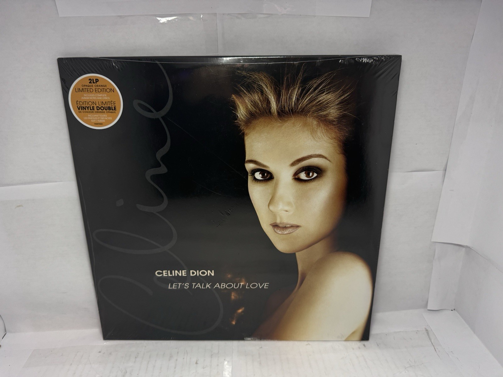 Celine Dion Let’s Talk About Love 2LP Orange Vinyl Limited Edition Sealed