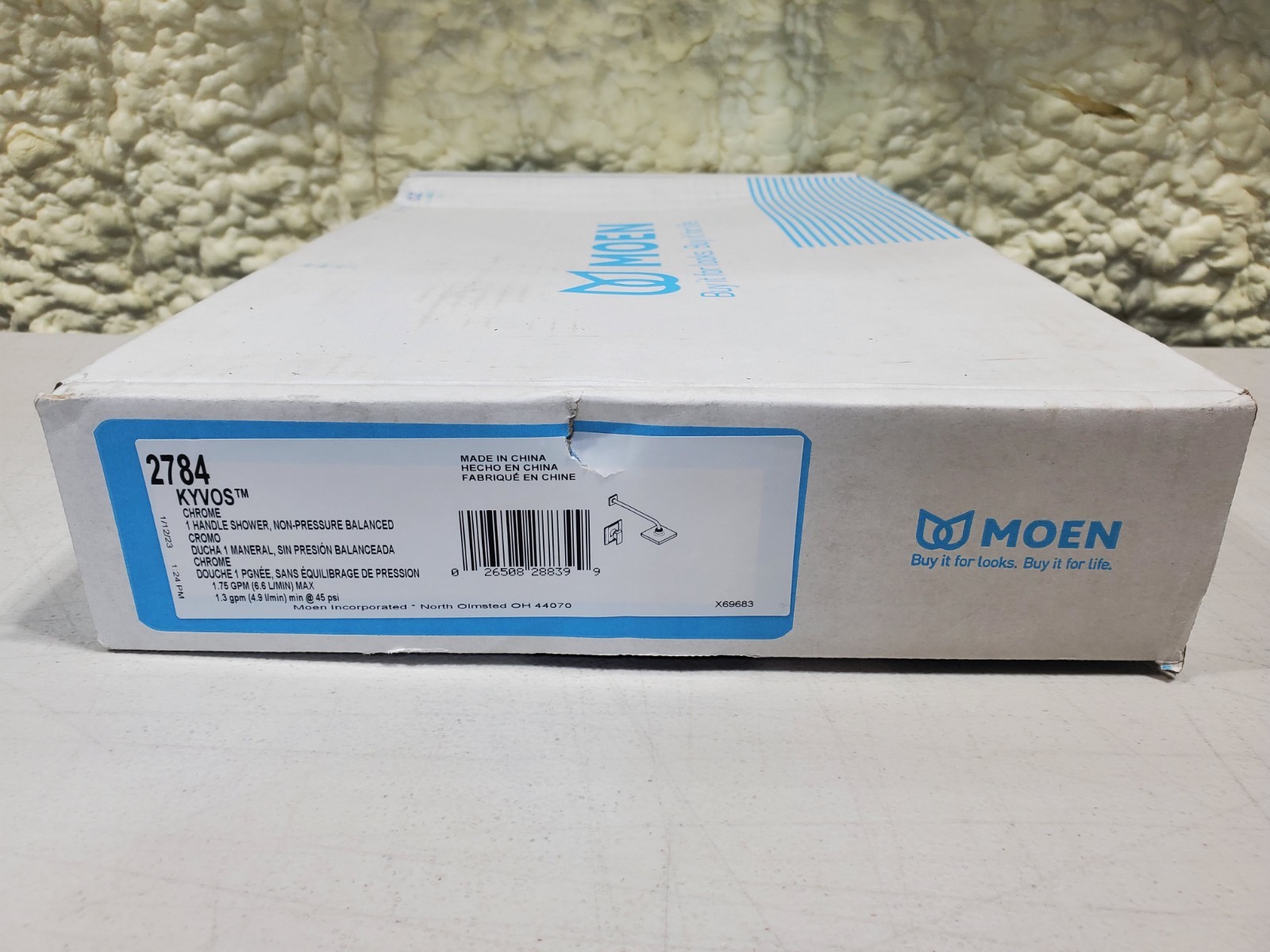 Moen Model: 2784 Kyvos Standard Shower Only in Chrome NEW