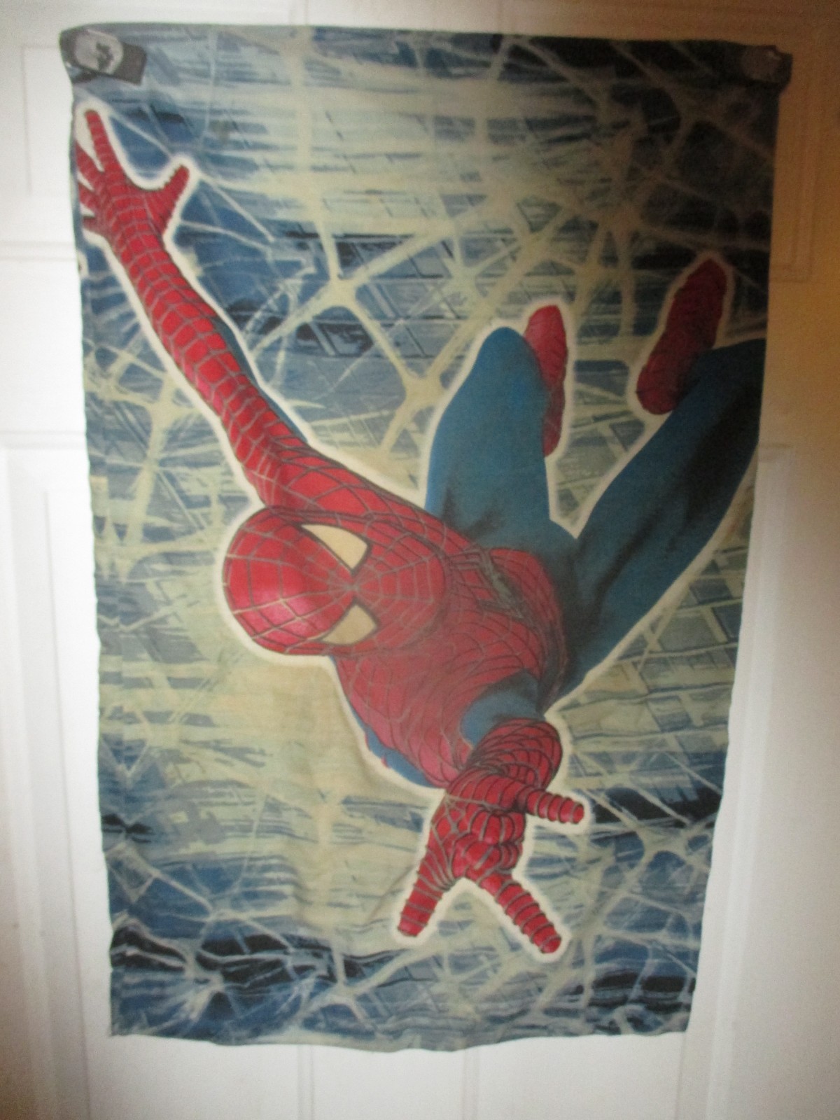 spiderman pillow case set red black double sided vintage