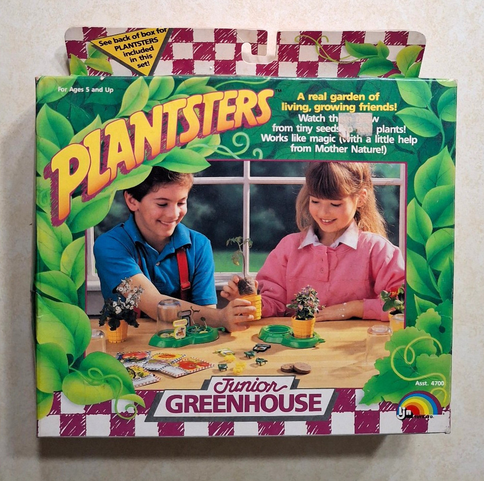 Vintage LJN Toys Plantsters Junior Greenhouse 1988 NEW IN OPEN BOX COMPLETE READ