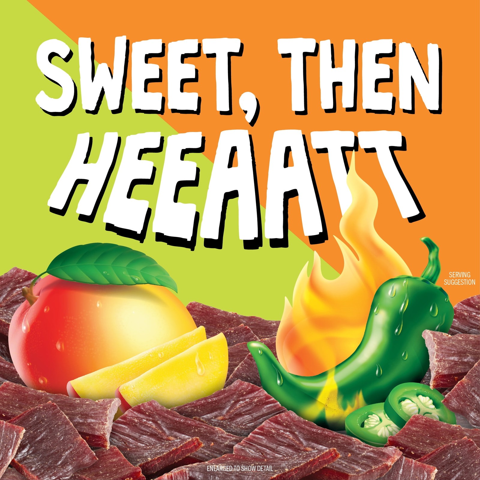 Beef Jerky DUOs Mango & Spicy Jalapeño 2.85 Ounce