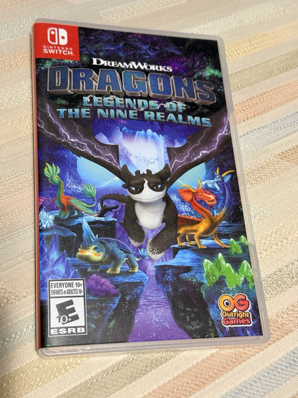 Dreamworks Dragons Legends of the Nine Realms Nintendo Switch  ** Game CASE ONLY