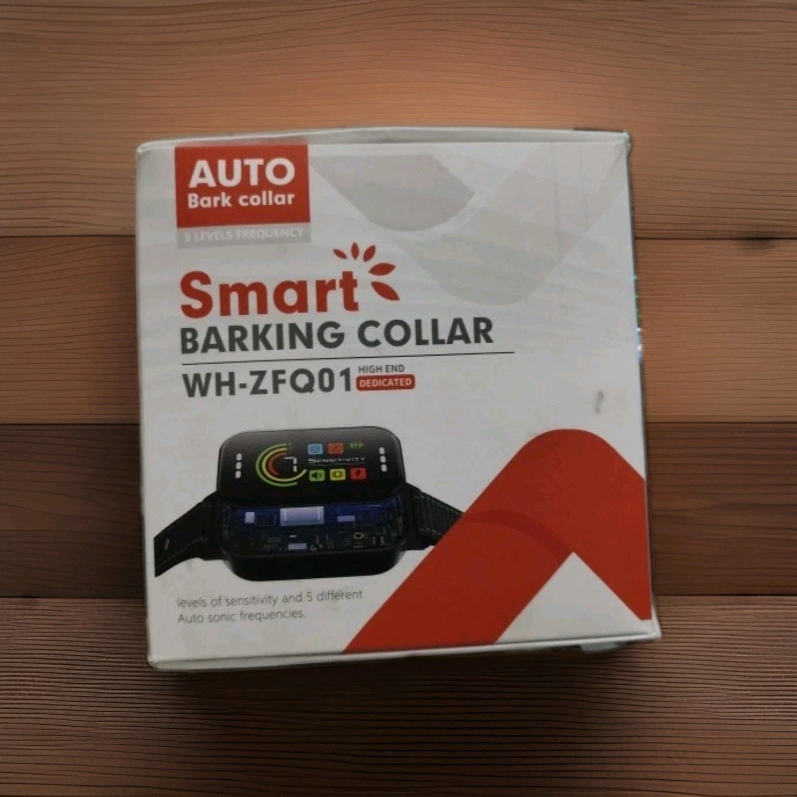Smart Auto Anti-Barking Collar 5 Level Frequency WH-ZFQ01 2-Pack Black New
