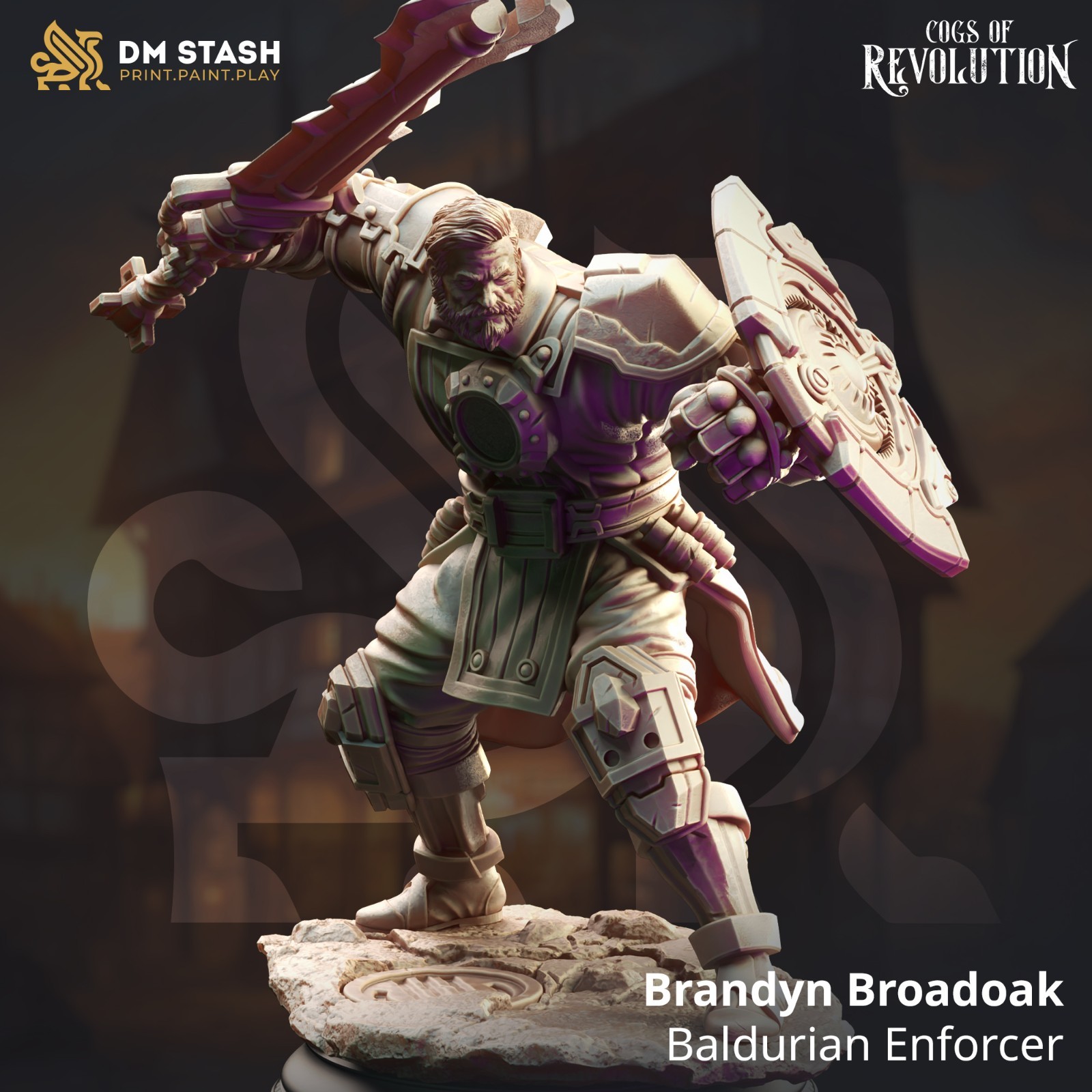 Dungeons & Dragons Human Fighter Paladin Miniature - Brandyn - DnD RPG Wargames