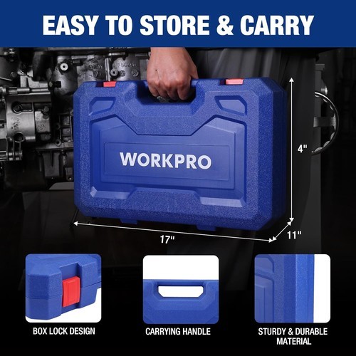 WORKPRO 27PC 9-Way Slide Hammer Puller Set Wheel Hub Removal Tool Bearing Puller