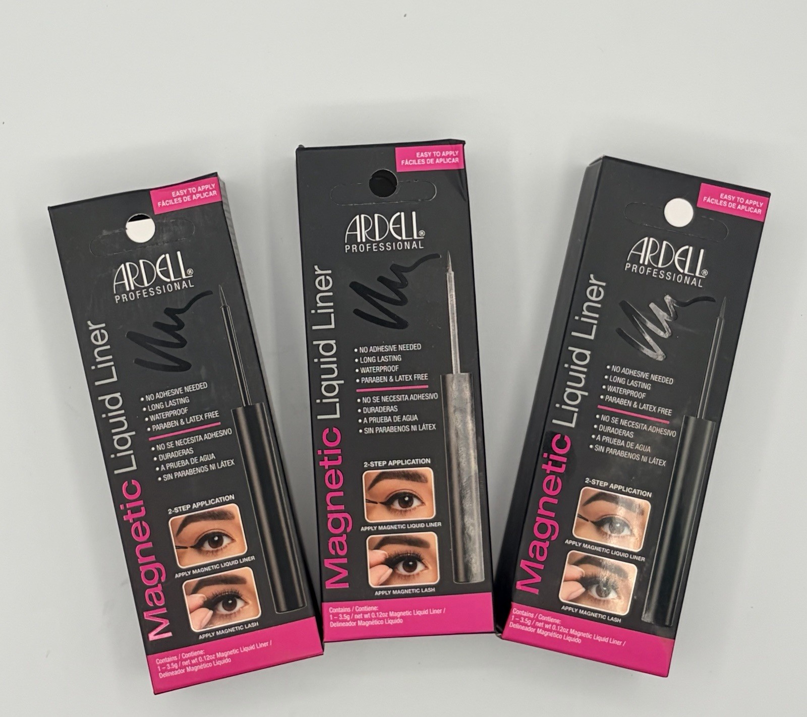 Ardell Professional Magnetic Liquid Liner - 3 boxes new sealed