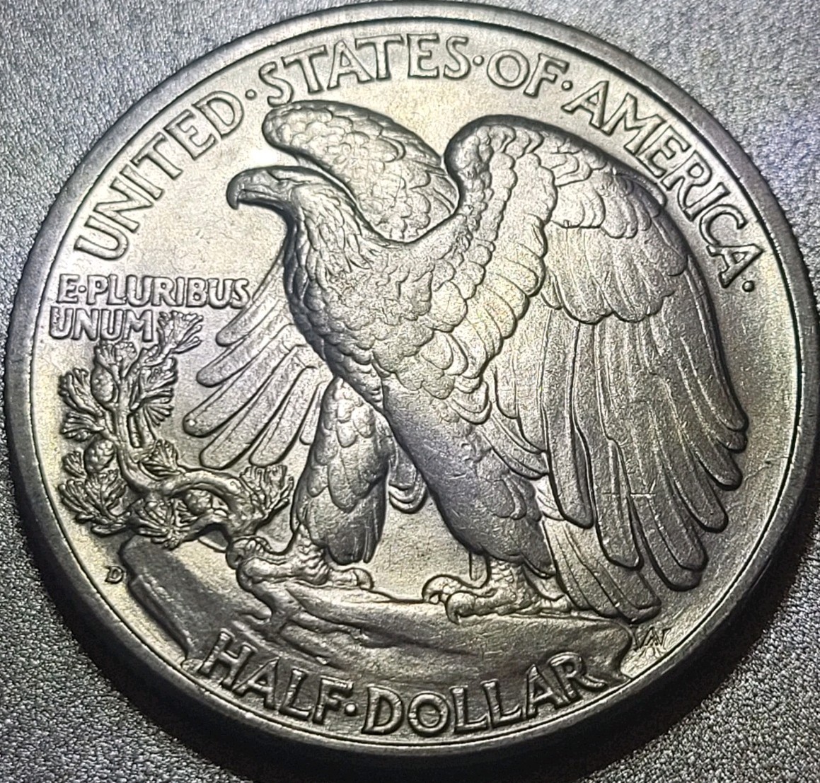 Very Nice 1939-D Walking Liberty Silver Half Dollar