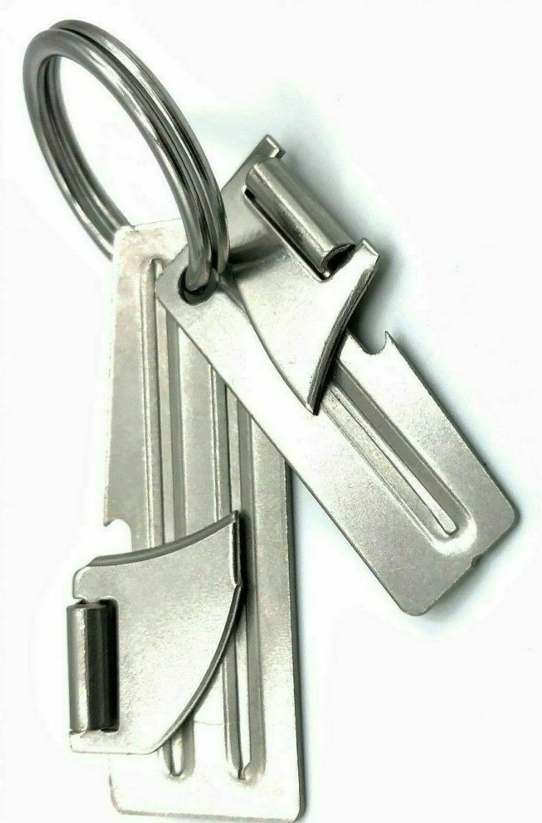(10) Pack 2 U.S. Shelby Co Military Can Openers 1 Each P-51 / P-38 Survival Kit