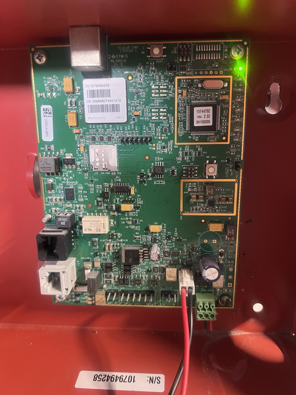 Telegard Digital TG 7FS Box Alarm System, Cellular Working Needs Programming ￼
