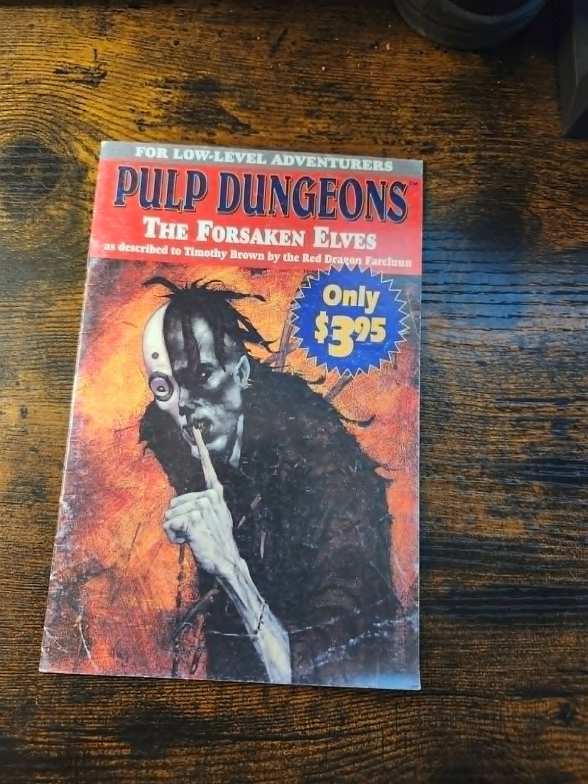 Pulp Dungeons The Forsaken Elves - Adventure Module Generic / good shape