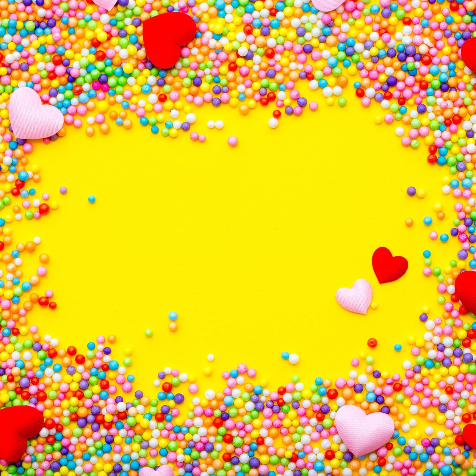 MECCANIXITY Foam Beads Balls 7-9mm for Wedding and 7-9mm, Multicolored